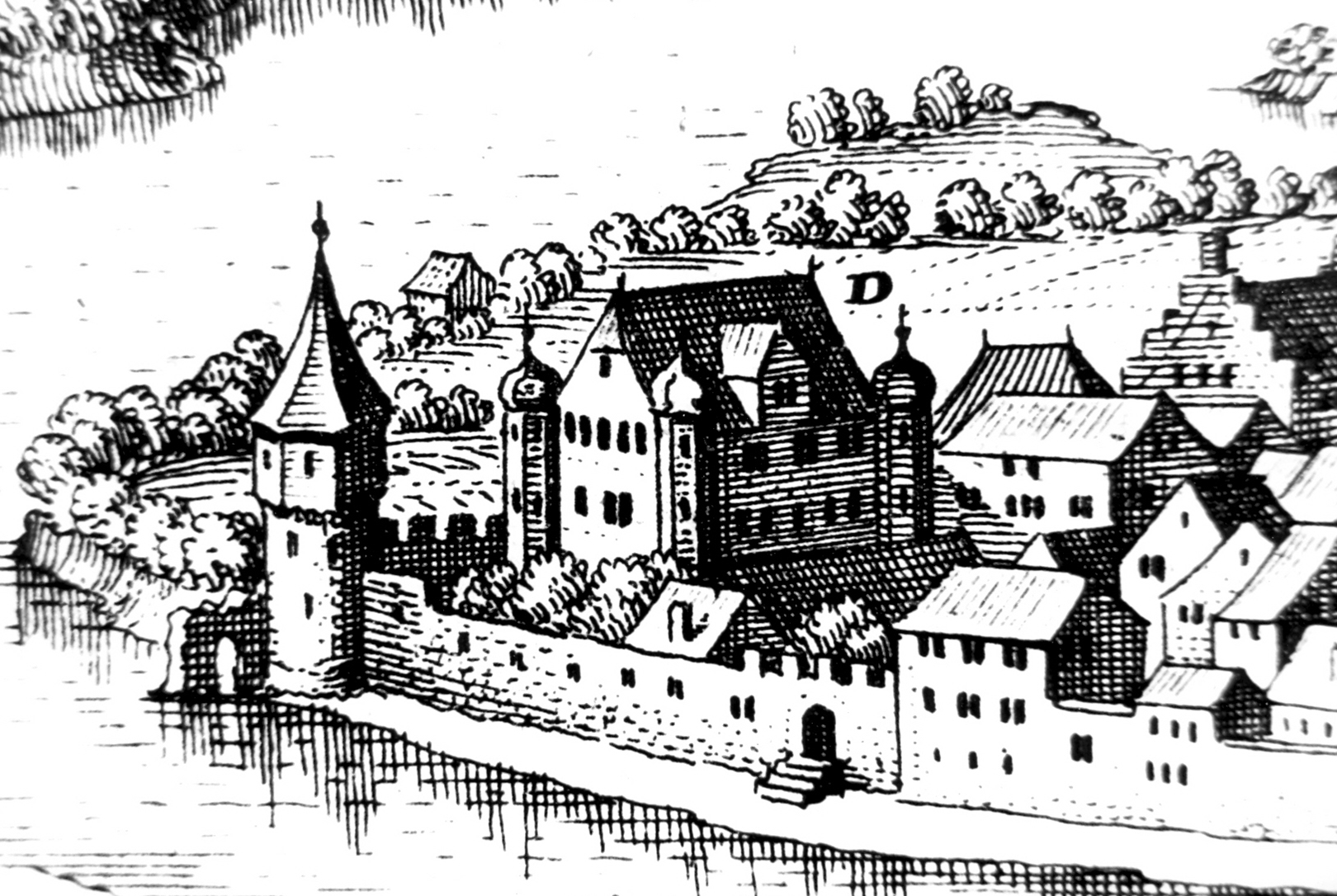  Stadtansicht von Matthäus Merian, 1640. 