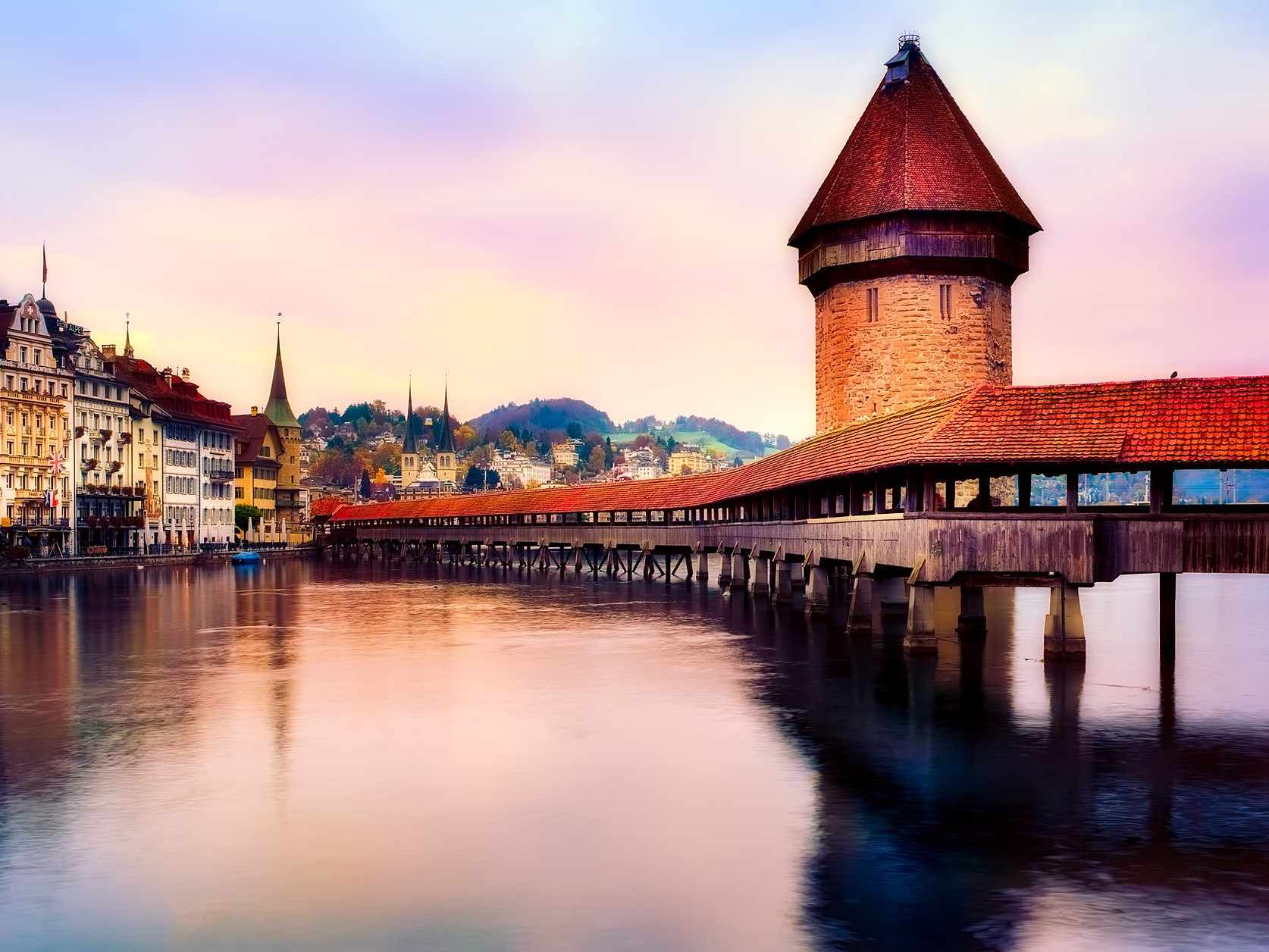  Luzern und seine Kapellbrücke 